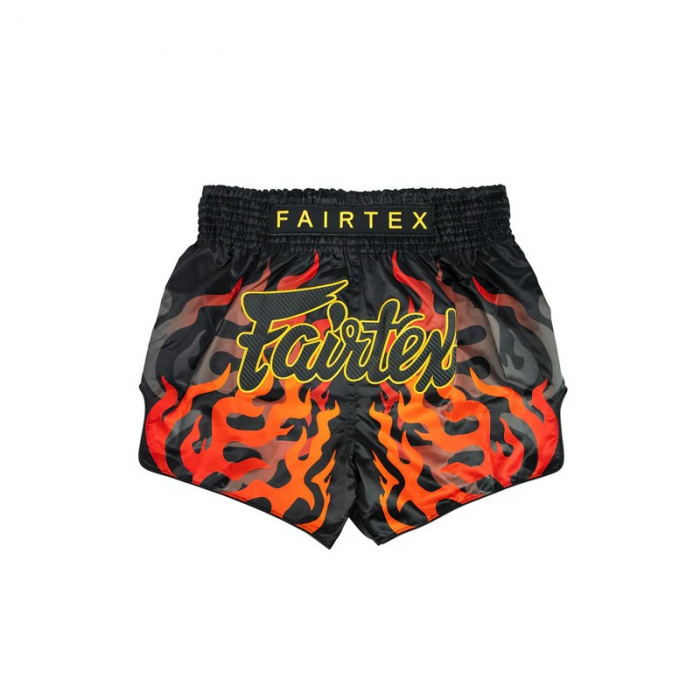 Шорти - Fairtex Muay Thai Shorts Volcano BS1921 - Black/Red